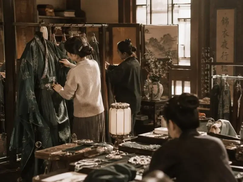 《《墨香时光》服化道特辑》幕后花絮现场图